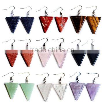 Fashion Earrings, Colorful Zircon Earrings, PES-A020