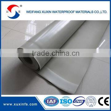 2.0mm thickness white color pvc waterproof membrane for swimming /pond waterproofing