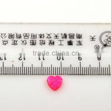 Fashion Synthetic Pink Heart Opal Stone Pendant 925 Sterling Silver Necklace Jewelry photo-6