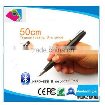 Metal Bluetooth Pen Hidden Micro Earpiece For Communication