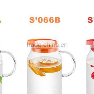 1.3L Water Glass Jug and Glass Pitcher