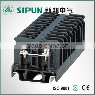 SN-10W AWG 22-16 barrier black din rail terminal block                        
                                                                                Supplier's Choice