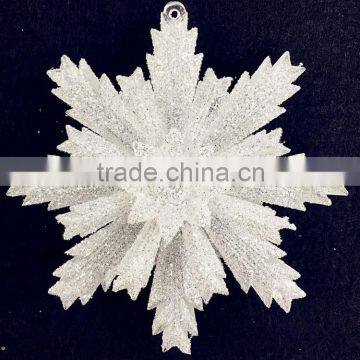 Christmas plastic hanging snowflake