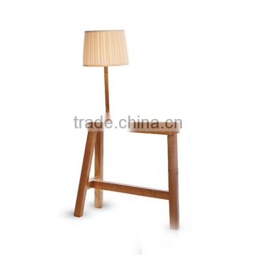 Movable lights E27*60W wood floor lamp, energy saving