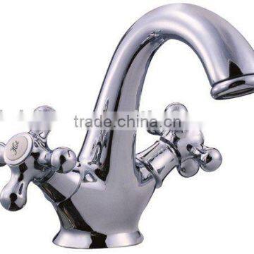 two lever brass fashion basin mixer SH-1315