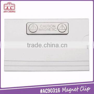 Easy-attached Magnetic Name Badge Clip Holder for School and Office photo-6