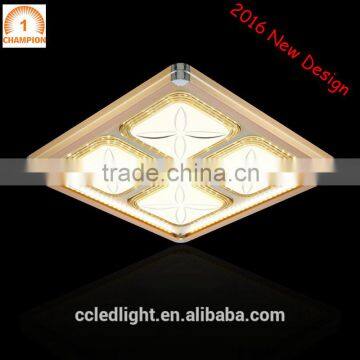 2016 New Design led ceiling light dimmer square 750X750mm 60WX2