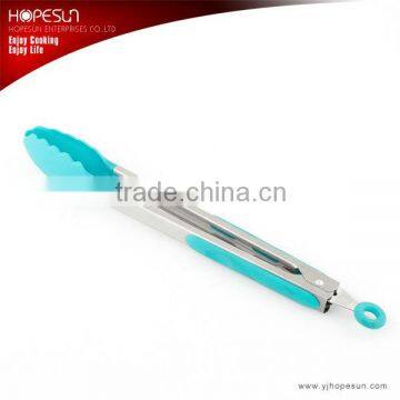 New design food grade nylon & stainless steel food tongs