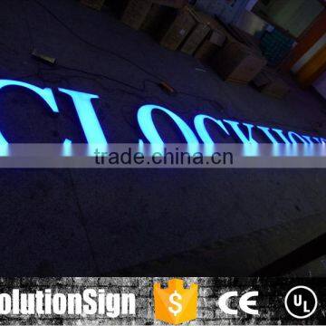 building sign 3d front lit channel letter with acrylic face