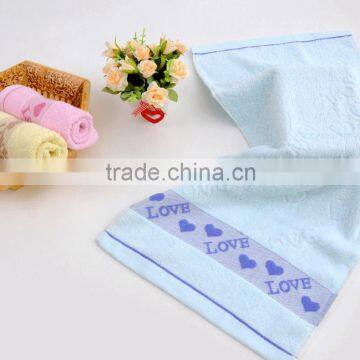 Cheap 100% Cotton LOVE Heart Jacquard Design Towel Cheap Wholesale Hand Towels photo-4