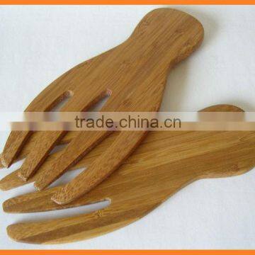 Claws shape Bamboo Salad Hands Servers