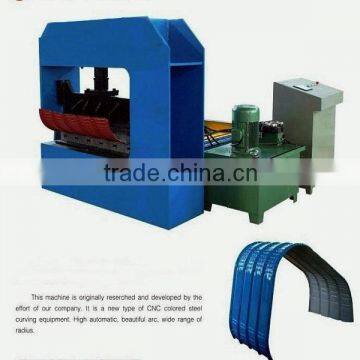 Auto curved roll forming machine, arching roll forming machine