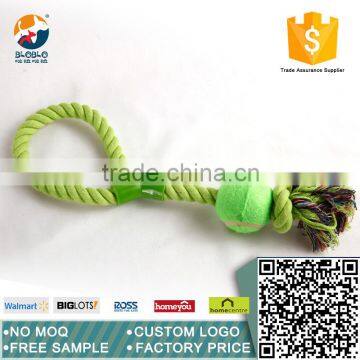 pet toys for dog chew with pastle recycle rope in high quality