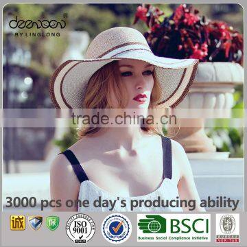 Wholesale China Summer Floppy Hats For Women Sun Beach Straw Hat