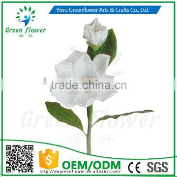 2016 Wholesale PU Latex Artificial Flowers Magnolia Real Touch Babys breath fake flower