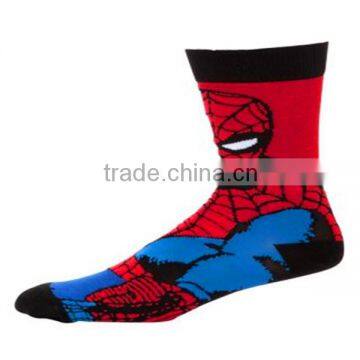 Amazing Spiderman comic fashion man cotton sock