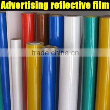 Supply Advertisement grade reflective vinyl film