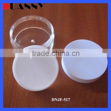 Clear Plastic Loose Powder Jar Packaging,Clear Loose Powder Jar