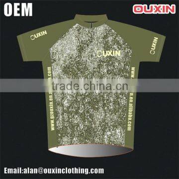 OEM China factory sublimaite gitan cycling jersey