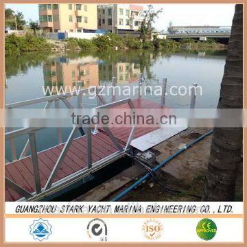 Aluminum or steel marina floating dock gangway with competitive price for sale