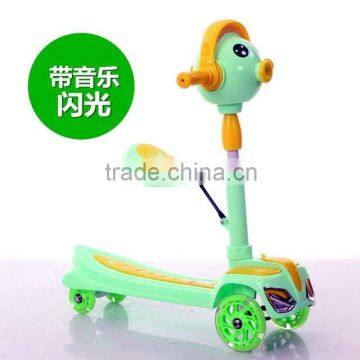 KS-115 good gift big wheel mini foot push kids kick pro aluminum baby scooter