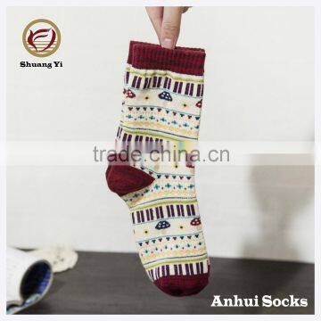 2016 New Arrival Jacquard Women's Fashion Socks Colorful Cotton Socks