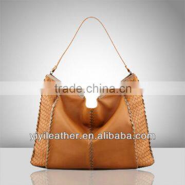 V367-besting selling fancy weaving leather lady hobo bag