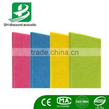 Polyester decorative sound absorbing panel