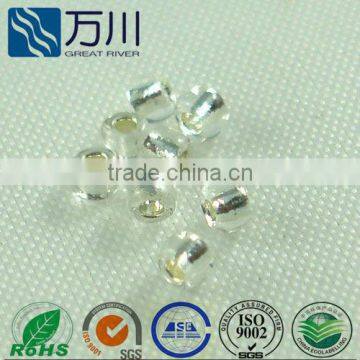 best price flat back glass beads ,Hollow Glass Beads/sea glass beads inside seed beads decorative glass beads