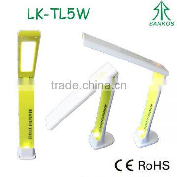 Hot Sale Eye Protect Foldable Touch 5W Led Bedside Lamp Design