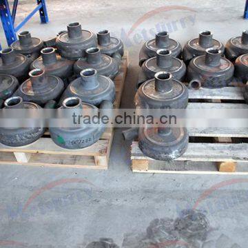 metal liner small centrifugal slurry pump spare parts volute liner