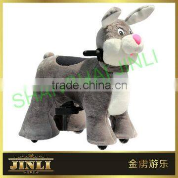 JL-S088 Indoor and Outdoor New Rabbit Walking Animal Car for Best Party Kids Have Fun at Home and Party