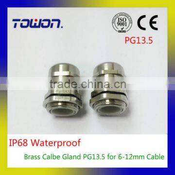 High Quality Brass Cable Gland IP68 PG13.5 6-12MM Metal Cable Gland Waterproof Connector
