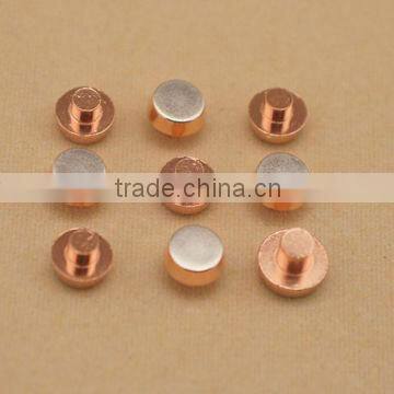 Bimetal/Trimetal silver contact point rivets for time switches and relays