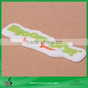 Sinicline Custom Soft Rubber PVC Patch with Embossing Colored Brand Logo