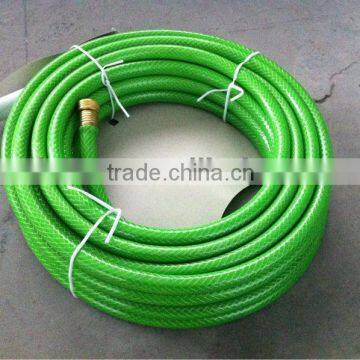 felxible green pvc garden hose