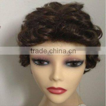 machine made spiral curl wigs