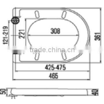 Plastic Toilet Seat Cover JY708-PP photo-3