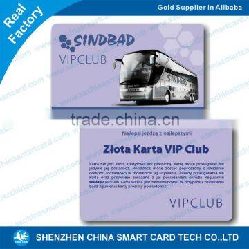 customized plastic pvc numbered membership cards