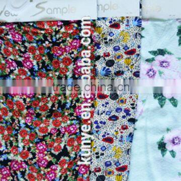 Rayon Viscose Weft Crepe Print Ladies Dree Fabric photo-2