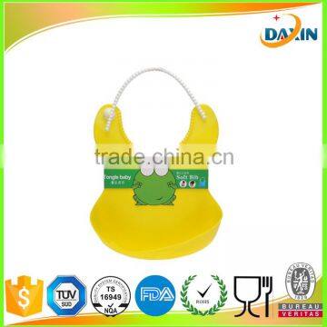 2016 new style silicone baby bib with string