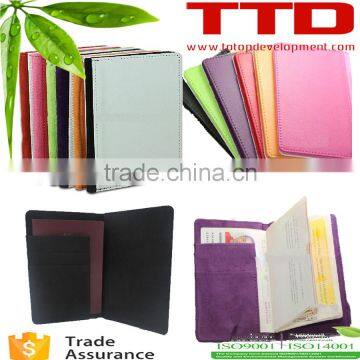 Leather Sublimation Business Card Holder ,leather blank case for printing