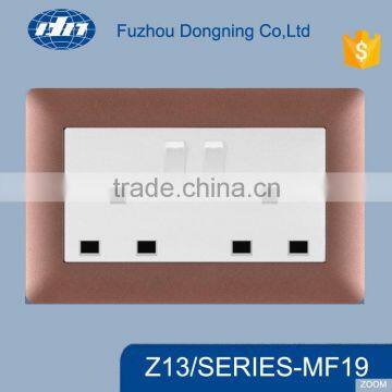Double wall sockets switch/Twin wall switch socket MF19