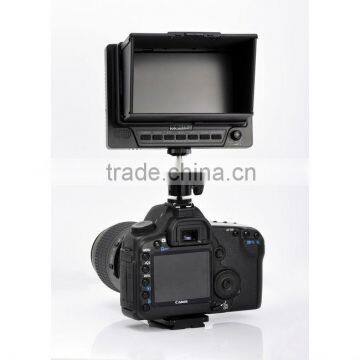 MustHD 5 inches On Camera Video assist Field Monitor with HDMI input Focus Assist Marker False Color Pixel to Pixel etc