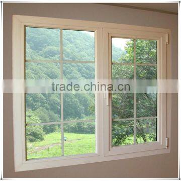 ventilation lock PVC window ,fashion casement windows