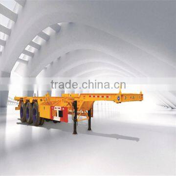 China Time skeleton container truck trailer