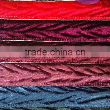 creased velveteen fabric for cushion