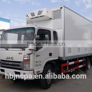 Made in China JAC 5ton thermo king refrigerator truck