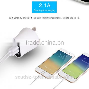 4A output interface more intelligent device charger Ordinary sit plug(T4)