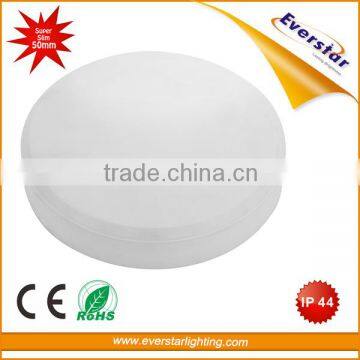 super slim 50mm 12W PC cover IP44 1000lm hot selling 230v LED ceiling lamp                        
                                                Quality Choice